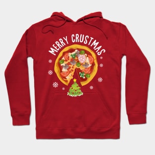 Pizza Christmas Tree - Merry Crustmas Hoodie